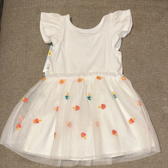 Cat & Jack White Dress with Colorful Accents - Picture 5 of 5